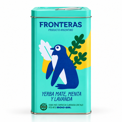 Fronteras Blends Mint & Lavender Yerba Mate in Tin 500g