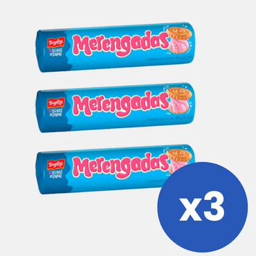 Merengadas Cookies with Strawberry Gummy Filling | Pack of 3 (93g)