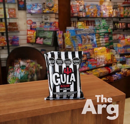 Gula 100% Pecado Alfajor | Dark & White Chocolate with Dulce de Leche Filling 72g