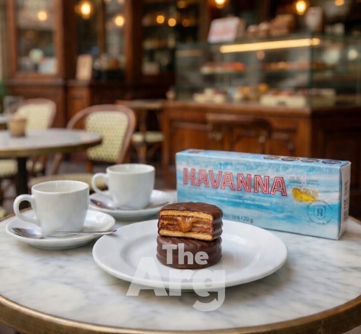 Havanna Mar del Plata Edition Alfajor | Dark Chocolate, Dulce de Leche & Sea Salt (Box of 8)