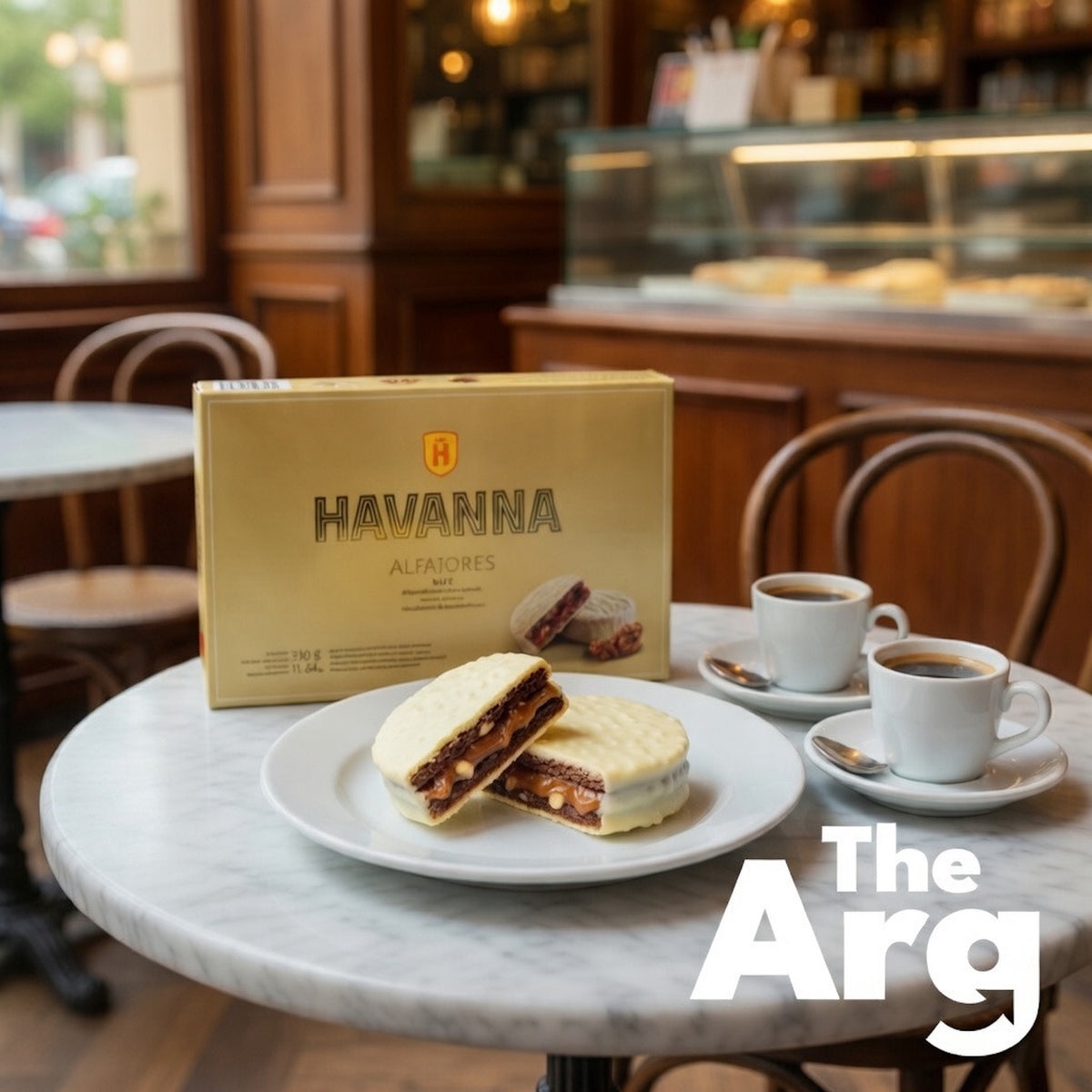 Havanna White Chocolate Alfajores with Nuts & Dulce de Leche Box 12 Units 612g