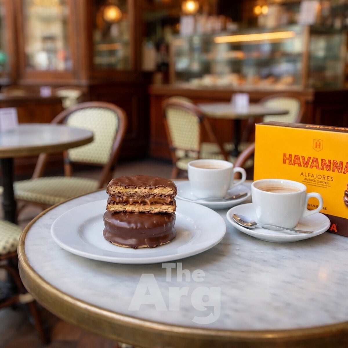 Havanna Dark Chocolate Alfajores | 12 Pack (660g / 23.2 oz) | Authentic Argentine Dulce de Leche Cookies