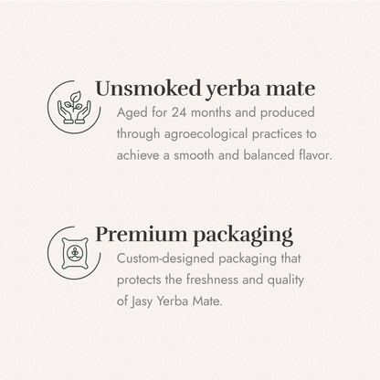 JASY Yerba Mate Tea – Agroecological, 24-Month Aged, Unsmoked 1kg (2.2lb)