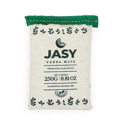 JASY Agroecological Yerba Mate Tea 24-Month Aged Unsmoked | Premium Argentine Yerba Mate with Stems