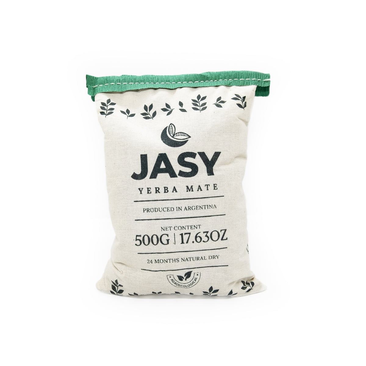 JASY Agroecological Yerba Mate Tea 24-Month Aged Unsmoked | Premium Argentine Yerba Mate with Stems