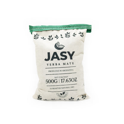 JASY Agroecological Yerba Mate Tea 24-Month Aged Unsmoked | Premium Argentine Yerba Mate with Stems