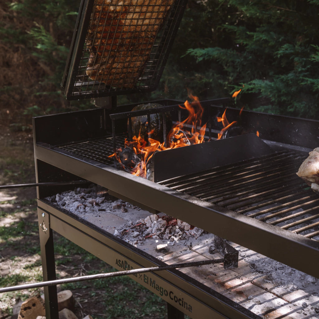 Kit para barbacoa: pala grande y atizador