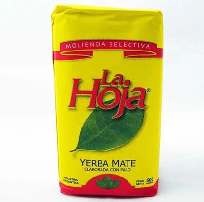 La Hoja Traditional Yerba Mate with Stems 500g