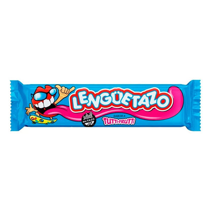 Lengüetazo Long Tutti-Frutti Soft Candy Box (32 Units, 13g Each)
