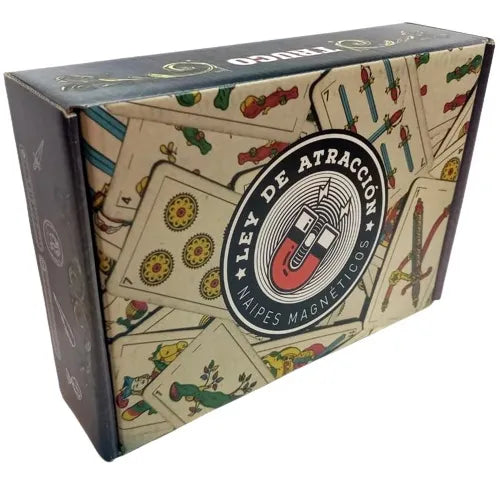 "Ley of Atracction" - Magnetic Playing Cards to Play Truco Anywhere