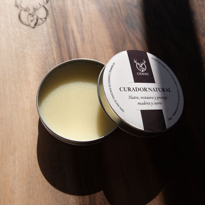 Ciervo Premium Food-Safe Beeswax Wood Conditioner & Polish– Natural Wood Care Balm (45g/1.6 oz)