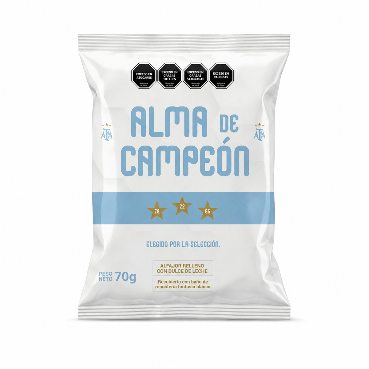 Alma de Campeón White Chocolate Alfajores 12 Pack