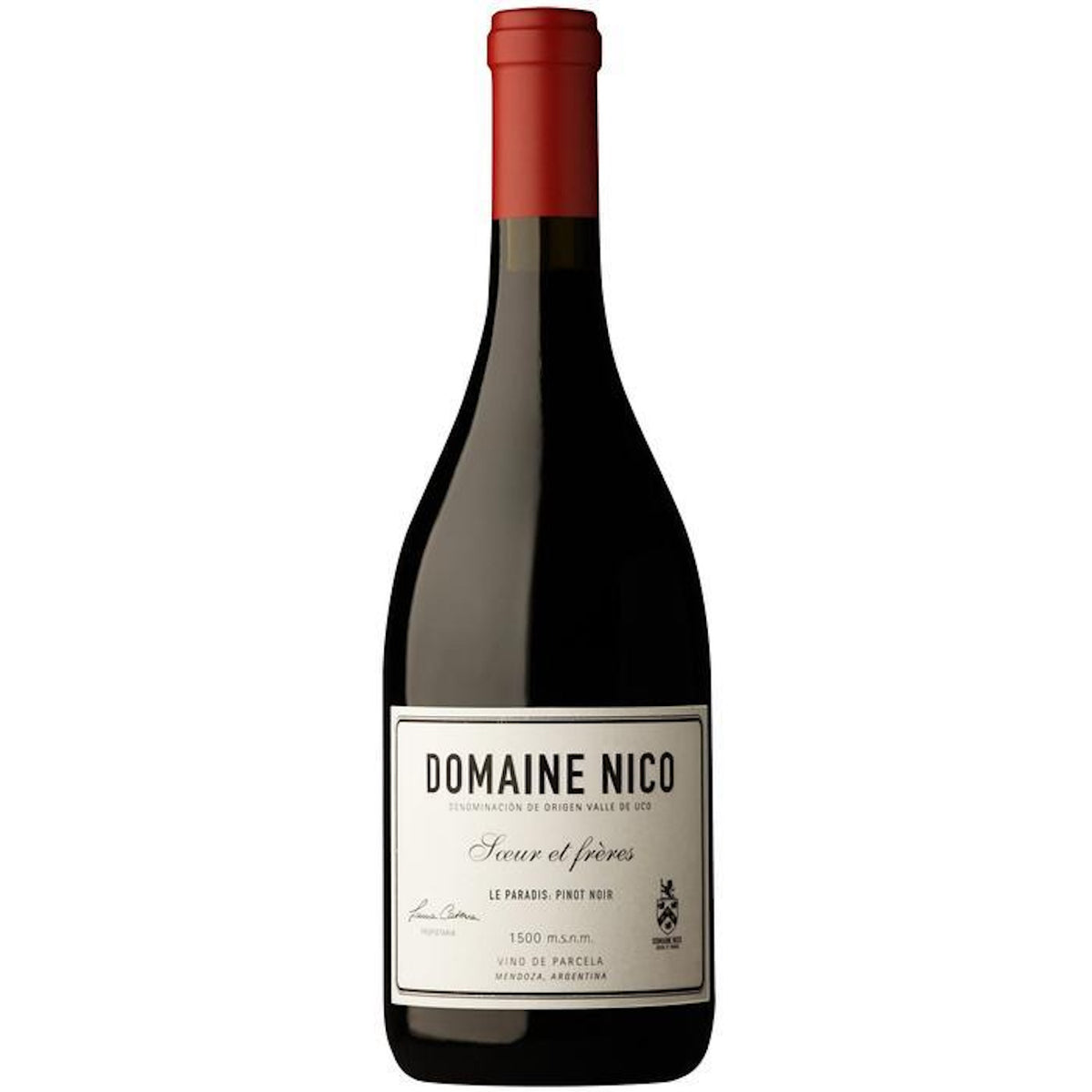 Domaine Nico Le Paradis Pinot Noir 750ml | Premium Argentine Pinot Noir (Case of 6 bottles)