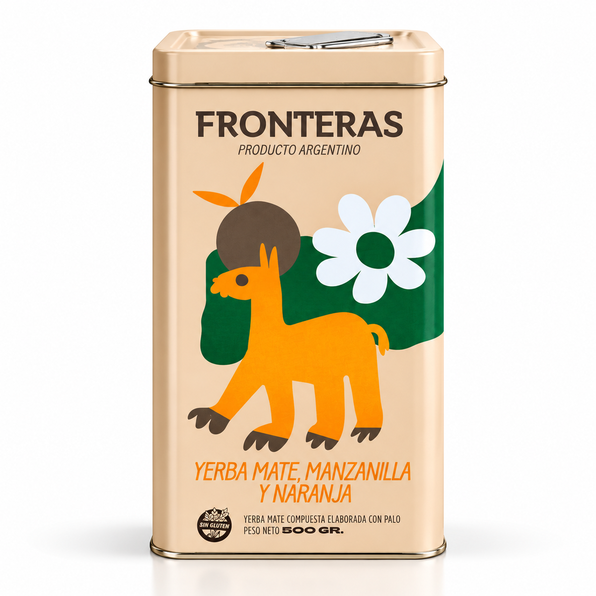 Fronteras Chamomile & Orange Yerba Mate in Tin 500g