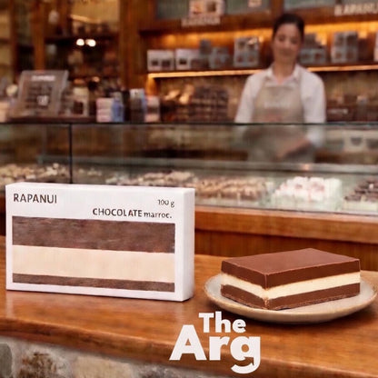 RapaNui Marroc Chocolate Tablet 100g | Milk Chocolate & Peanut Filling