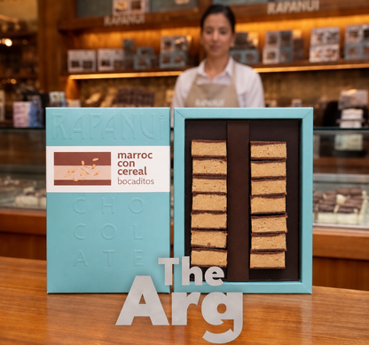 Rapanui Crispy Marroc Chocolate Box 275g | Argentine Peanut & Chocolate Treat