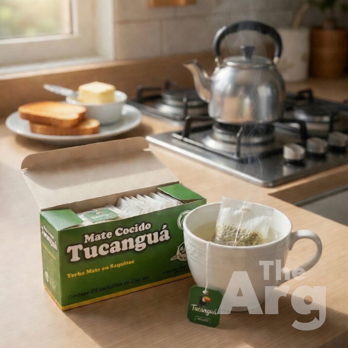Tucanguá Mate Cocido Tea Bags | 25 Sachets x 3g | Argentine Yerba Mate Infusion