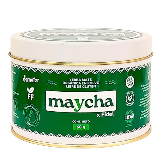 Maycha Yerba Mate Powder – Pure, organic yerba mate powder packed with nutrients, offering a natural energy boost for traditional mate, smoothies, and wellness drinks.