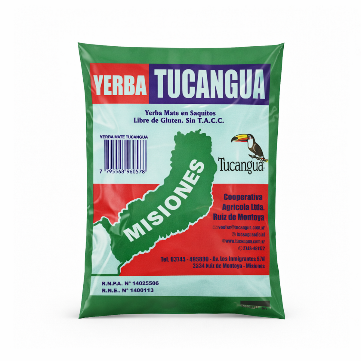 Tucanguá Mate Cocido Tea Bags | Argentine Yerba Mate | 25/50/250 Bags