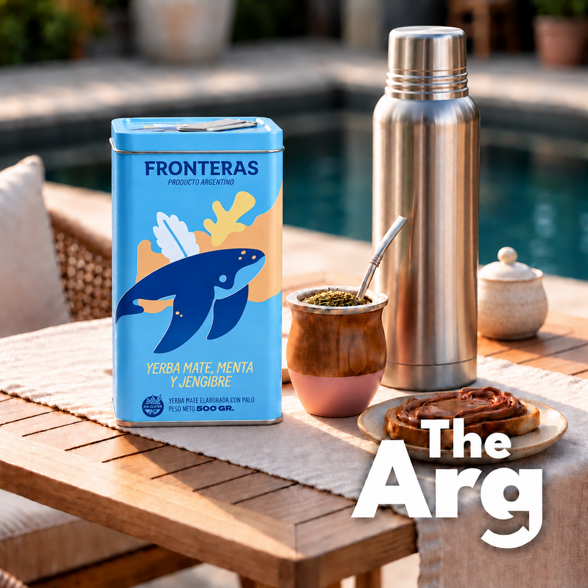 Fronteras Mint & Ginger Yerba Mate in Tin 500g