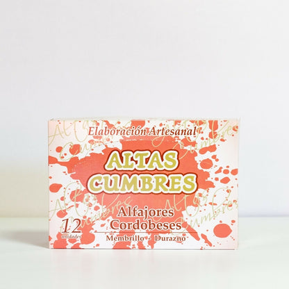 Altas Cumbres Artisanal Alfajores with Quince & Peach Filling 12 Units 800 g / 1.76 lb