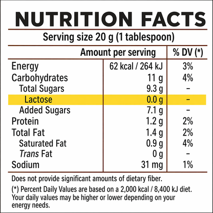 La Serenísima Zero Lactose Dulce de Leche Gluten Free 250g / 8.82oz