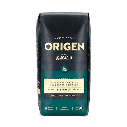 Origen Barbacuá Yerba Mate 500 g / 1.1 lb | Argentine Smoked Mate Tea