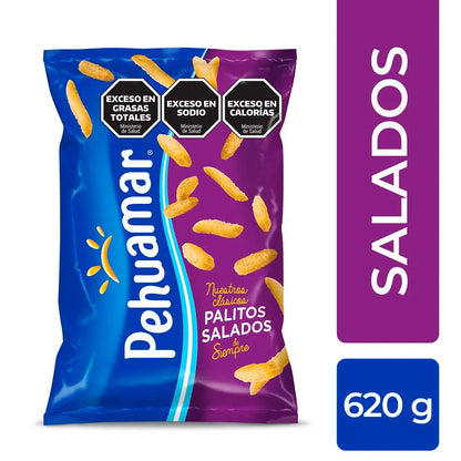 Pehuamar Classic Salted Sticks 620 g Argentine Snack Palitos Salados