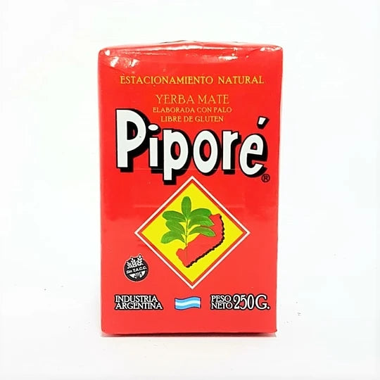 Piporé Traditional Yerba Mate with Stems Gluten-Free 250g