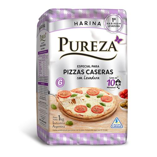 Pureza Self-Rising Wheat Flour for Pizza 1kg / 2.2lb
