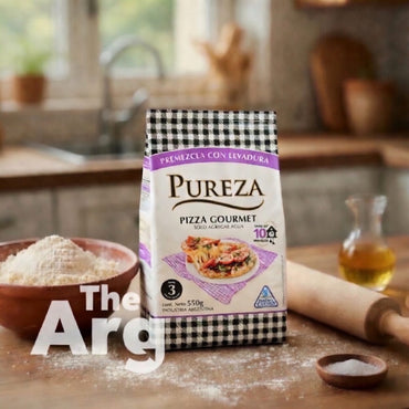 Pureza Gourmet Pizza Mix with Yeast 550g | Argentine Pre-Mix for Homemade Pizza