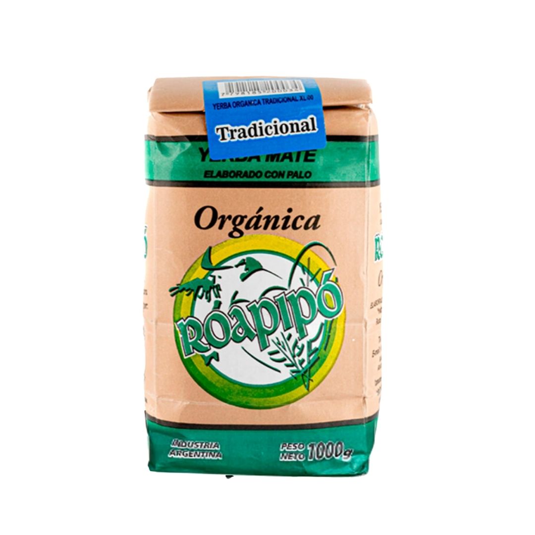 Roapipó Organic Yerba Mate Traditional 1kg (2.2 lb) | Argentine Mate Tea