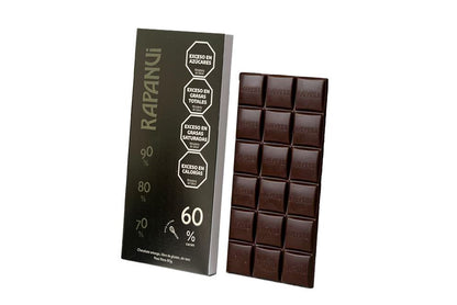 Rapanui 60% Cacao Dark Chocolate Bar 80g / 0.17 lb