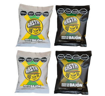 Rasta Alfajores Share Pack Black & White | 4 Units Argentine Alfajor Mix