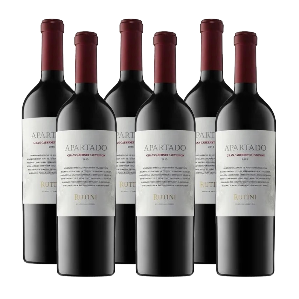 Rutini Apartado Gran Cabernet Sauvignon 750ml (6 Bottles)