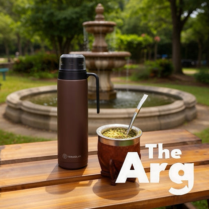 Termolar R-evolution 1L Stainless Steel Thermo Bottle | Bronze