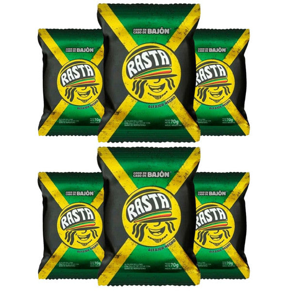 Rasta Milk Chocolate Alfajores with Dulce de Leche (6 Pack, 70g Each)