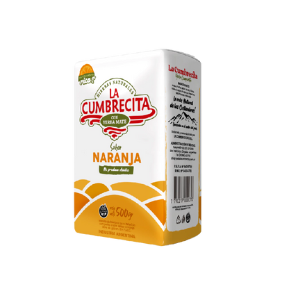 La Cumbrecita Orange Flavor Yerba Mate 500g / 1.1lb