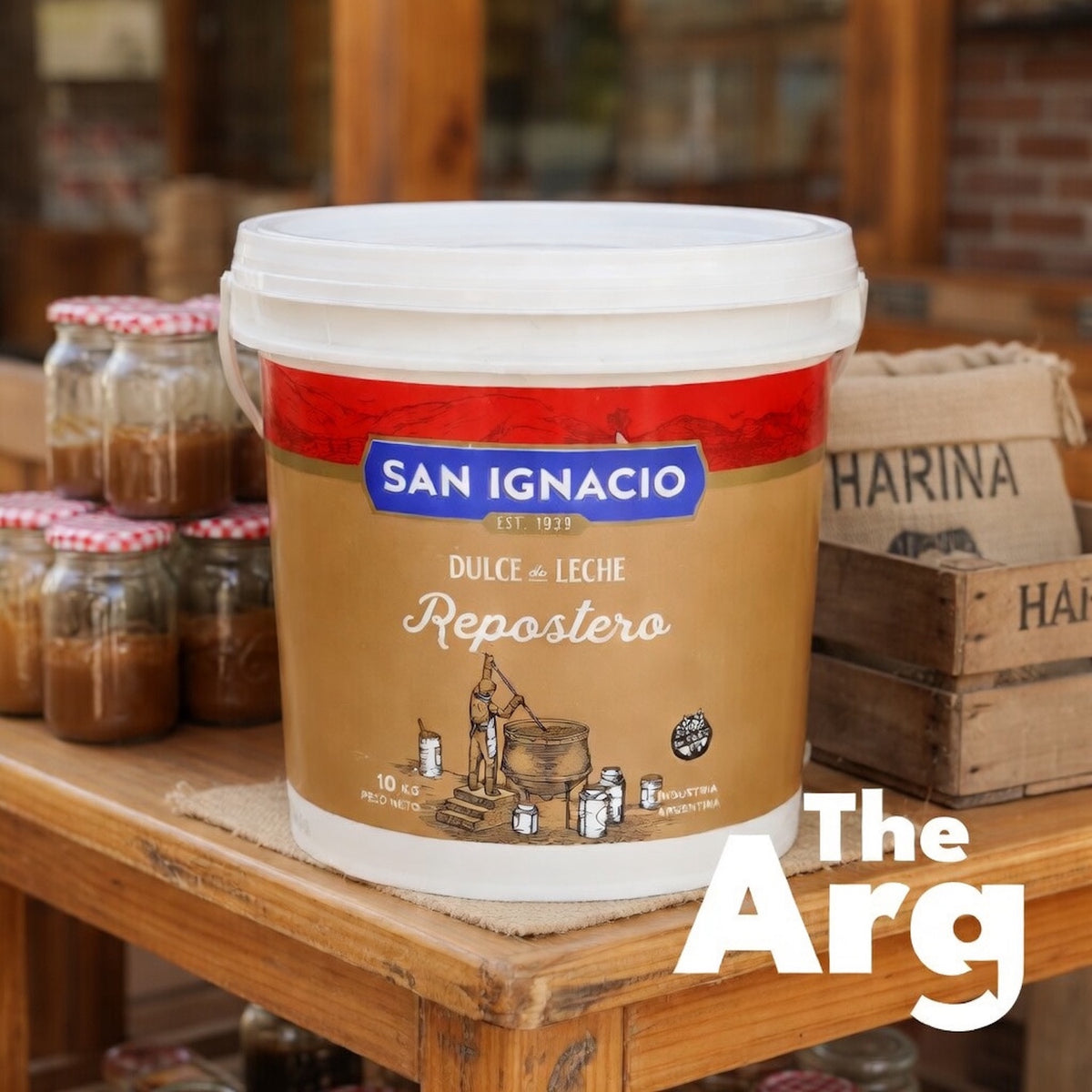 San Ignacio Dulce de Leche Bakery Style 10kg / 22.04 lb |  Professional Argentine Repostero
