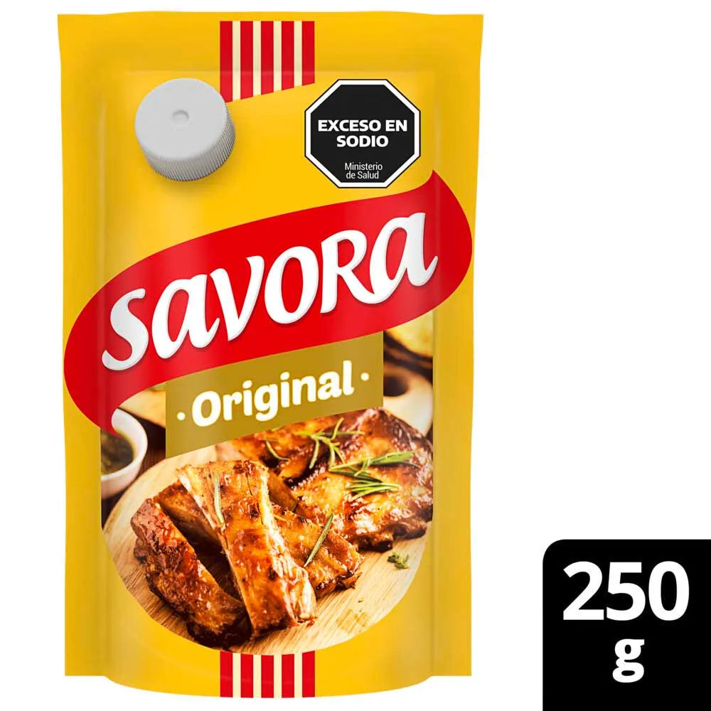 Savora Classic Yellow Mustard 250g | Argentine Mustard Sauce
