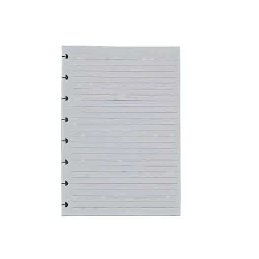 Recarga para Caderno Inteligente A5 Pautadas 120g