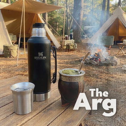 Stanley Classic Mate System Thermos 0.8L | Original Stainless Steel Yerba Mate Pouring Thermo