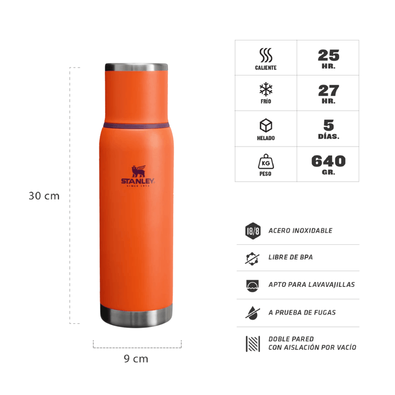 Stanley Adventure TO-GO Thermos 1L (33.8oz) |  Stainless Steel Vacuum Insulated Bottle