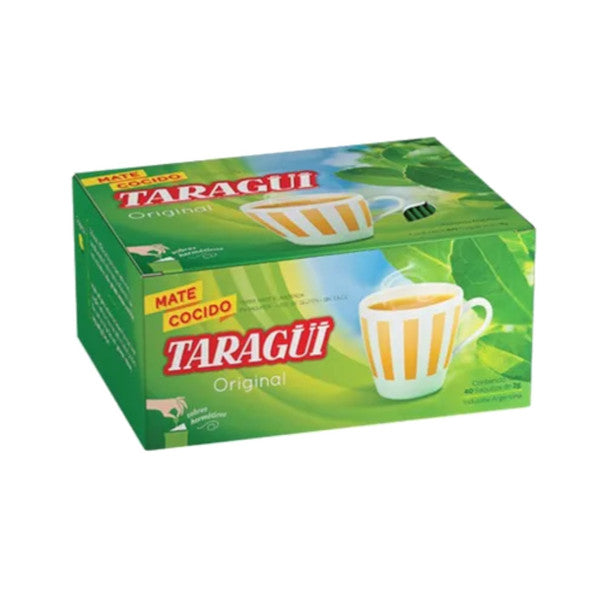 Taragüi Mate Cocido Tea Bags Box of 40 | Ready to Brew Yerba Mate