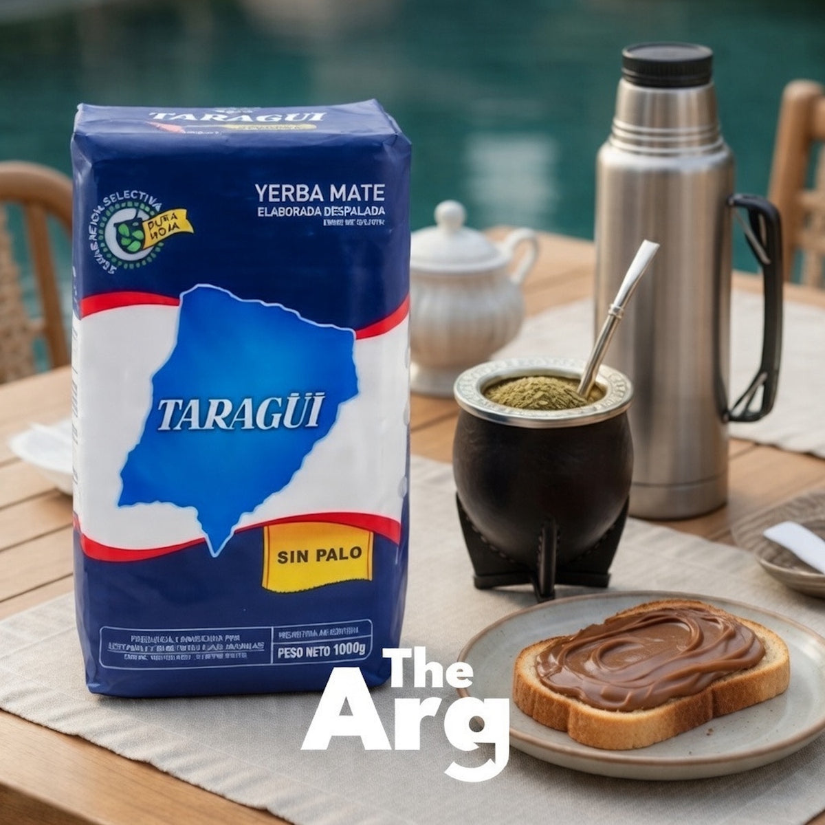 Taragüi Yerba Mate Sin Palo 1kg (2.2 lb) | Premium Argentine Loose Leaf Mate Tea (Without Stems)