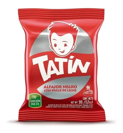 Tatín Chocolate Alfajor with Dulce de Leche Filling 33g / 1.1 oz