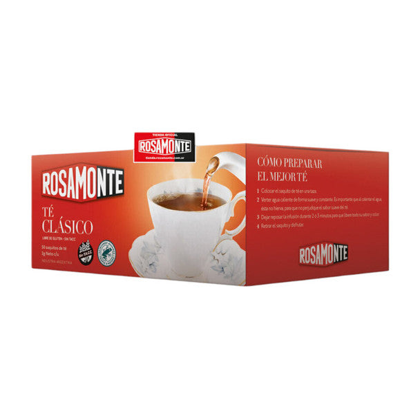 Rosamonte Classic Tea - Ready to Brew 100g (Box of 50 Bags)