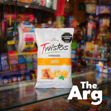 Twistos Cheese Mini Toasted Snacks 155g | Argentine Baked Crunchy Wheat Snacks