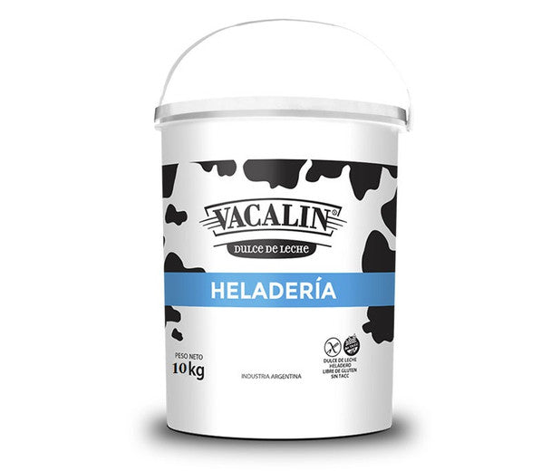 Vacalin Dulce de Leche Heladero 10kg | Professional Argentine Ice Cream Dulce de Leche (Gluten Free)