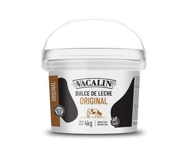 Dulce de Leche Vacalin Clásico Tradicional 4kg Formato Familiar